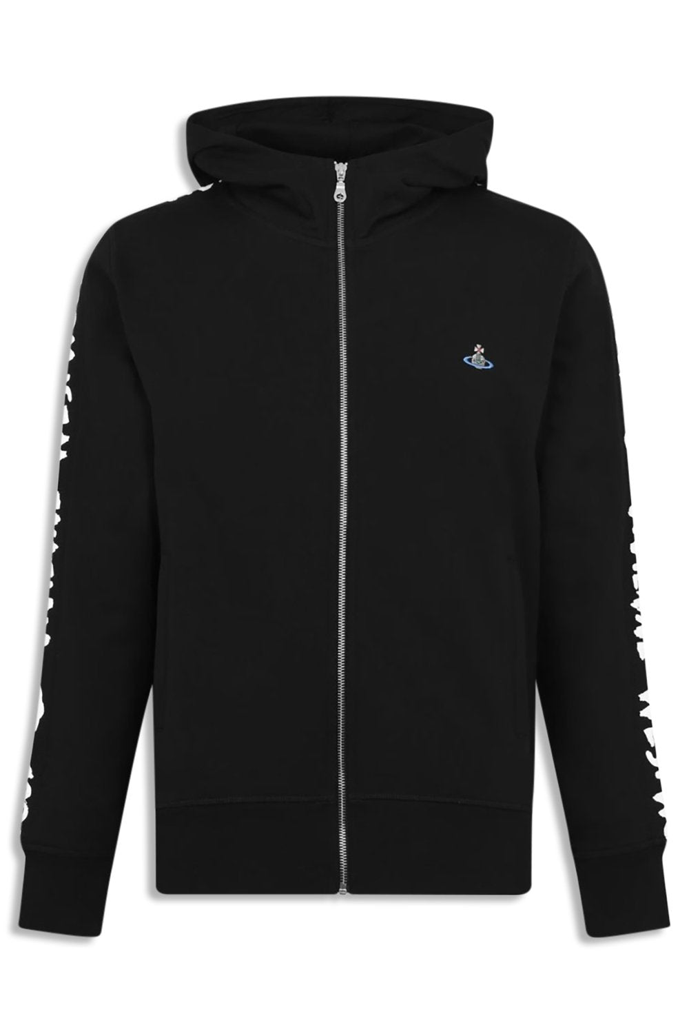 Comfort and Style: Vivienne Westwood Black Hoodie with Iconic Orb