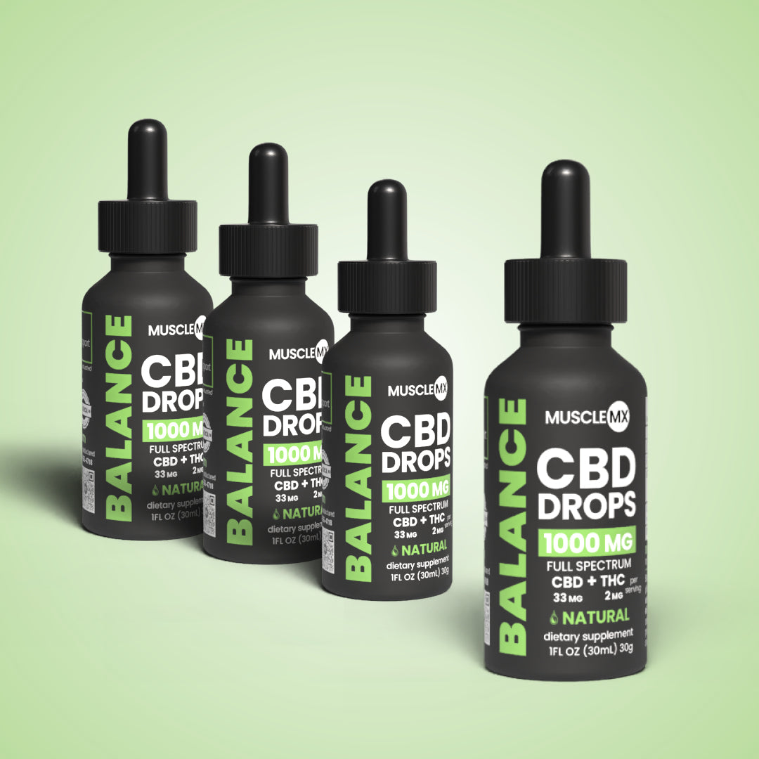 Balance 1000mg CBD Drops Buy 3, Get 1 FREE – Muscle MX