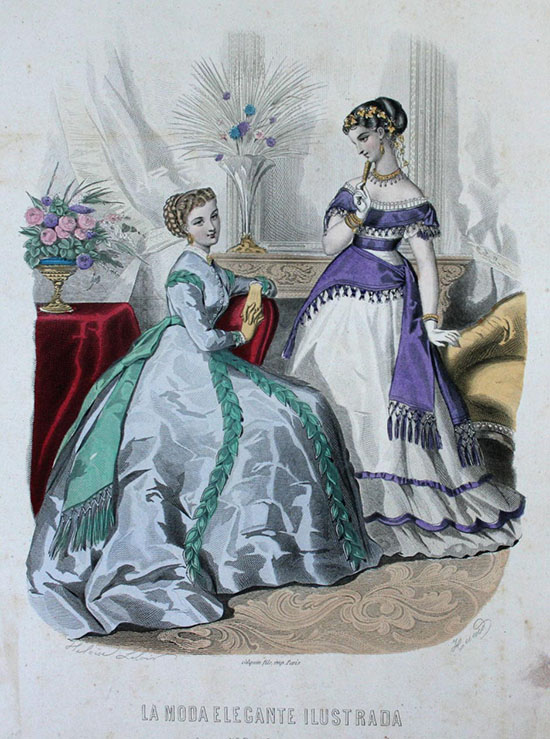 La moda elegante ilustrada de Huard en Museo Blaisten