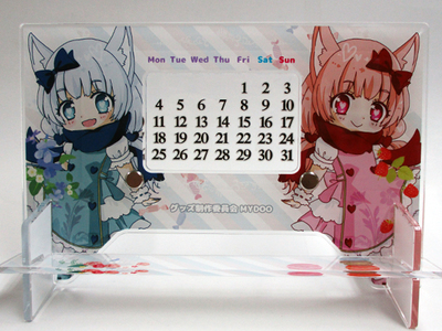 アクリル卓上カレンダー | 【MYDOO-INFO】