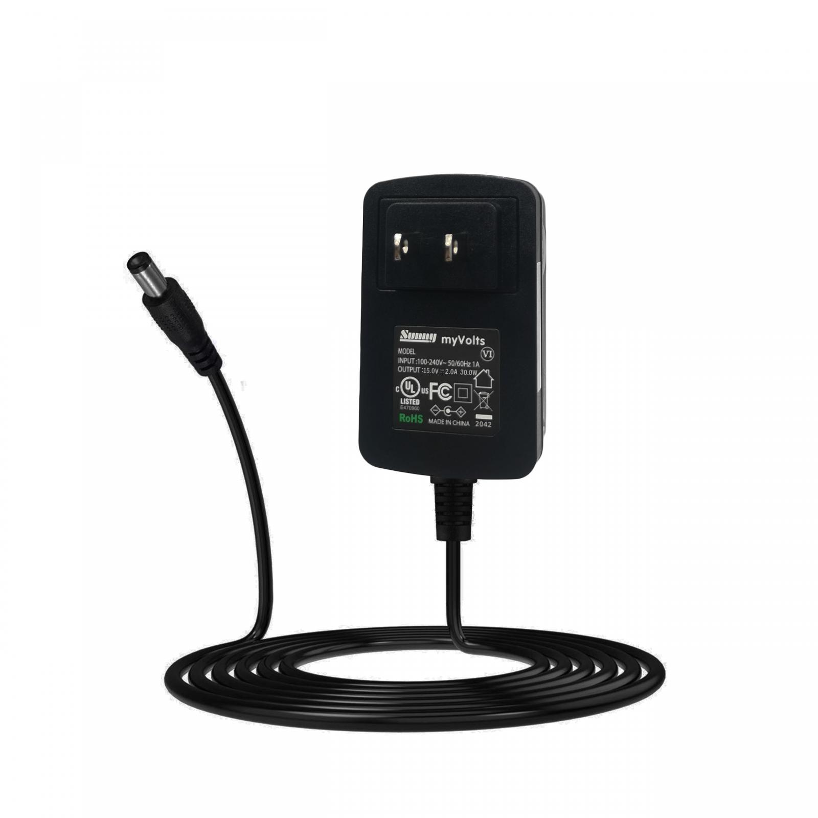 US 15V Power Adaptor for the Vestax PMC-05 Pro III Mixer by myVolts