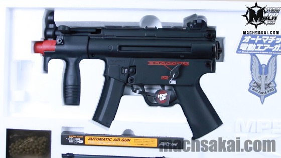 東京 マルイ H&K MP5 クルツ A4 レビュー(airsoft mp5k) 初速 命中精度