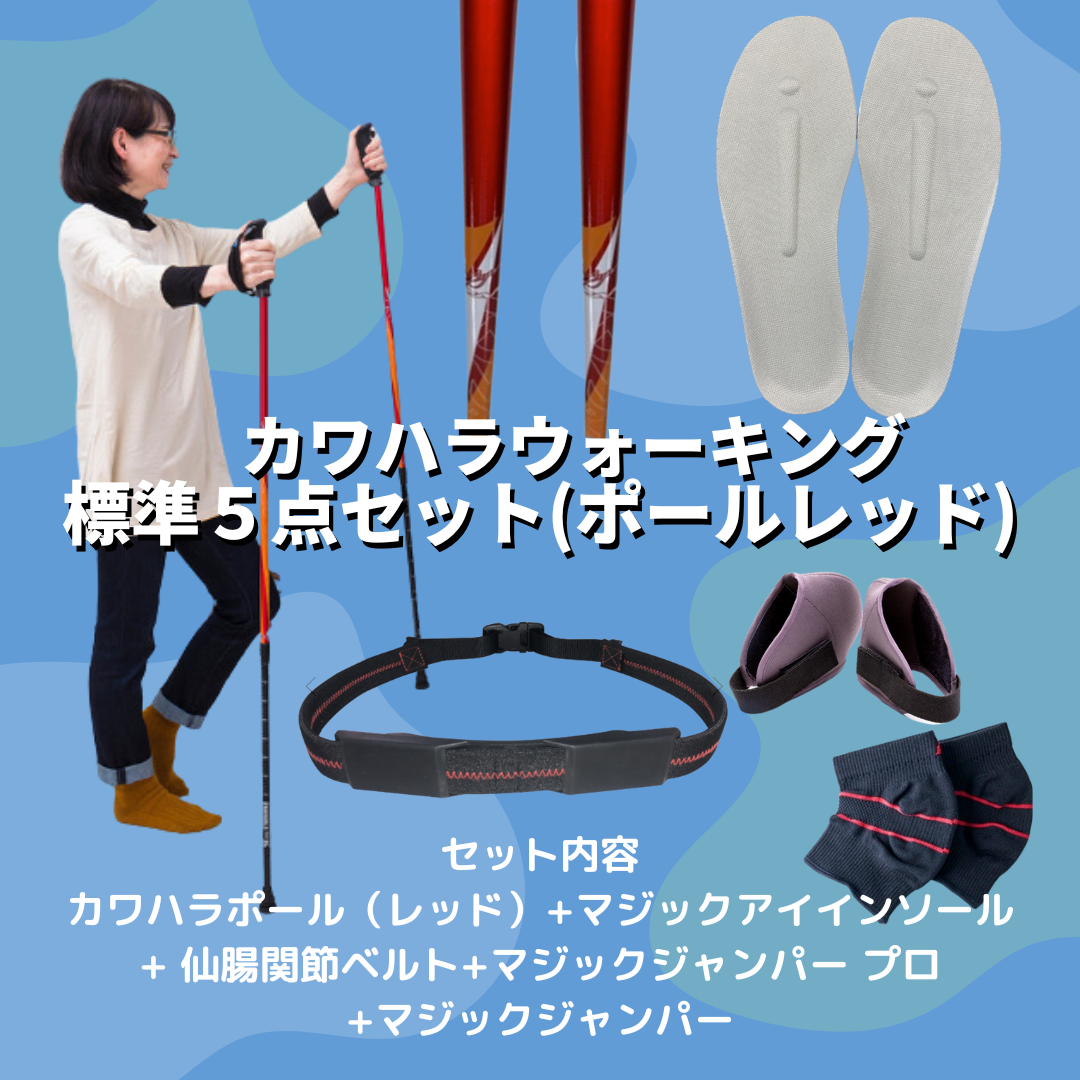 5点セット（ポール赤+MJブラック+インソール+プロ+ベルト） – マジック