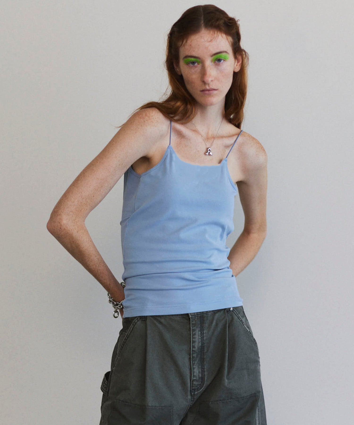 Narrow Strap Cup In Camisole