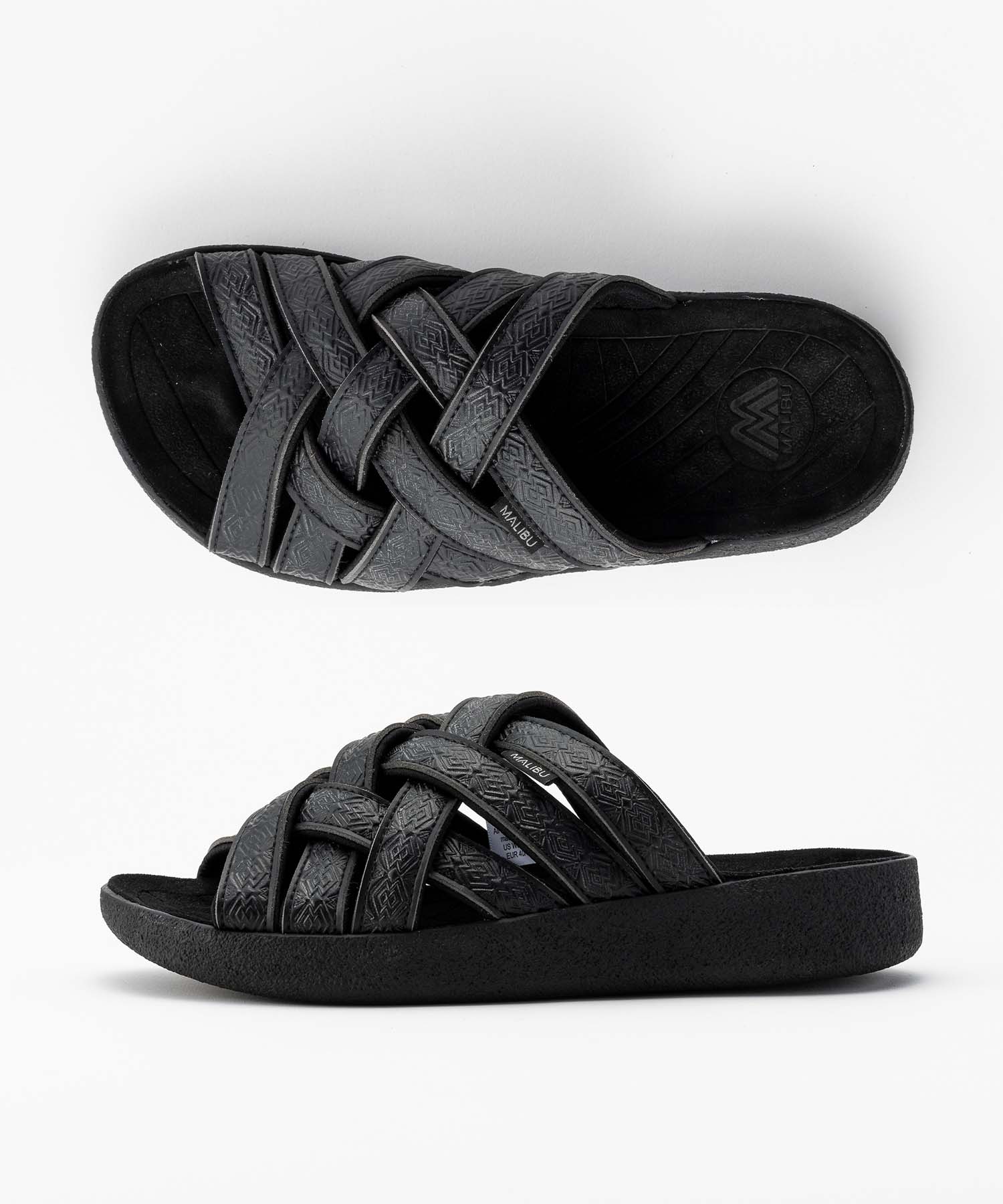 ZUMA LX CARVING BLACK/BLACK – malibusandals.jp