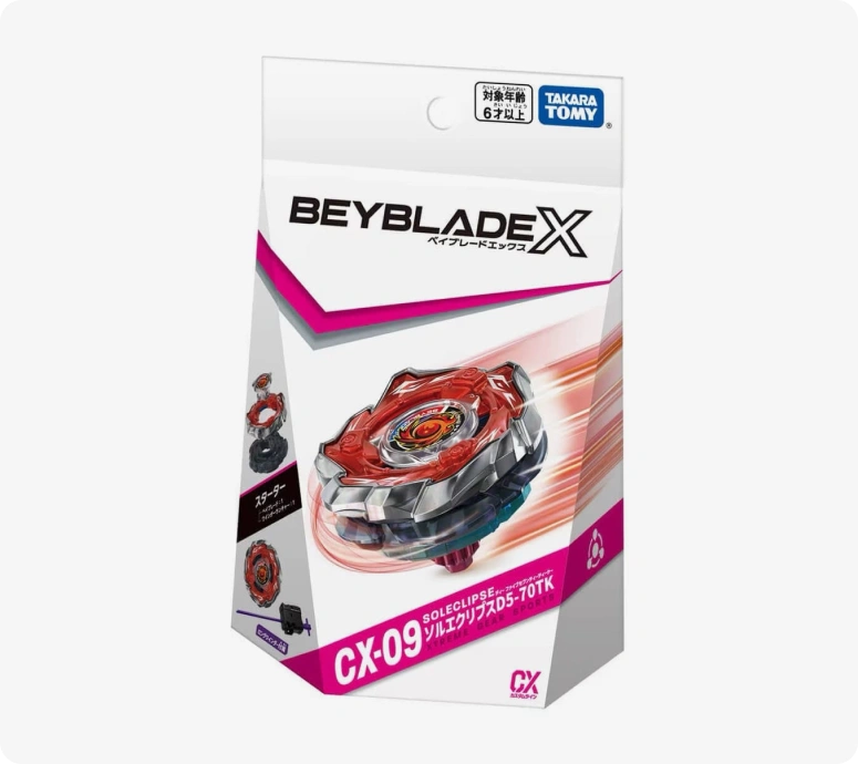 Takara Tomy Beyblade X CX-09 SolEclipse D5-70TK – Mall Of Toys