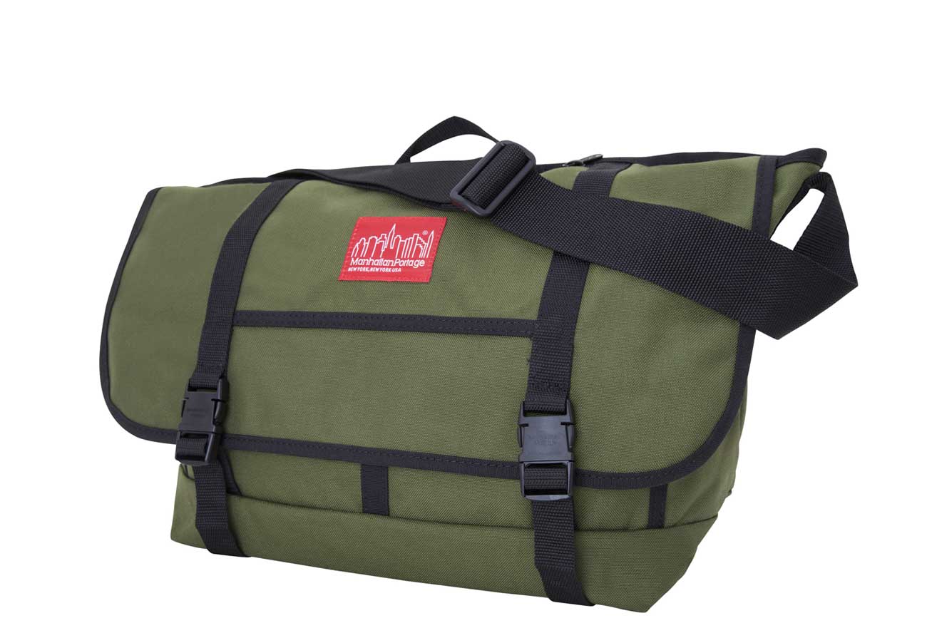 NY Messenger Bag Olive – Manhattan Portage DE