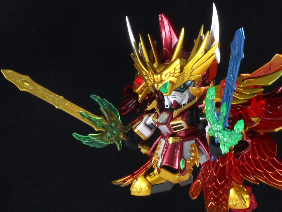 SDガンダム三国伝 (塗装済み) 機武帝 紅蓮装 曹操ガンダム ❗オマケ