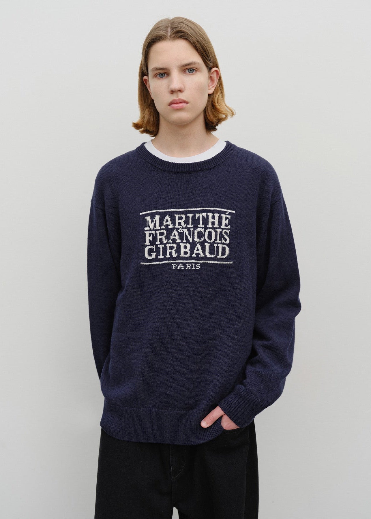 CLASSIC LOGO KNIT PULLOVER