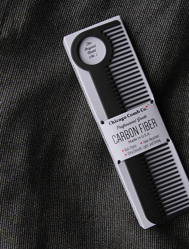 MATIN » Blog Archive » Chicago Comb Model No.1 carbon fiber Made
