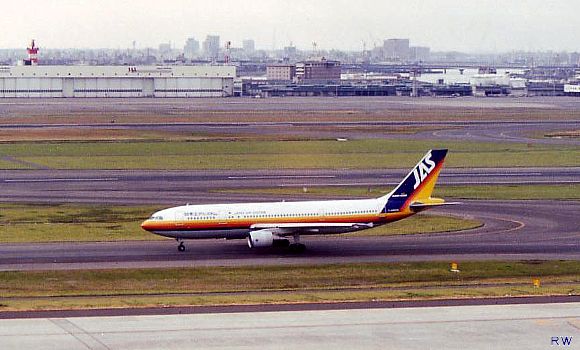 Rainbow Wings】 JAS日本エアシステム A300-600R