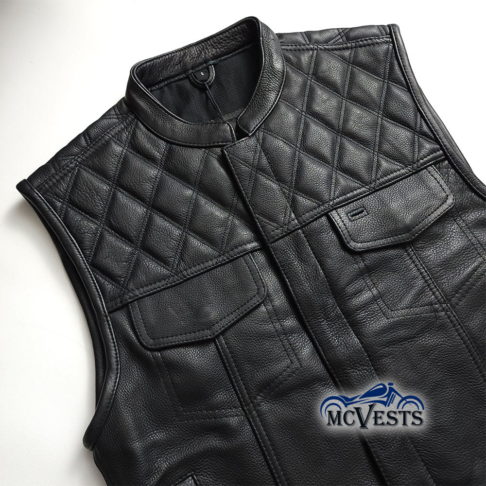 LIMITED TIME OFFER! $89 Diamond Pattern Club Vest with Premium