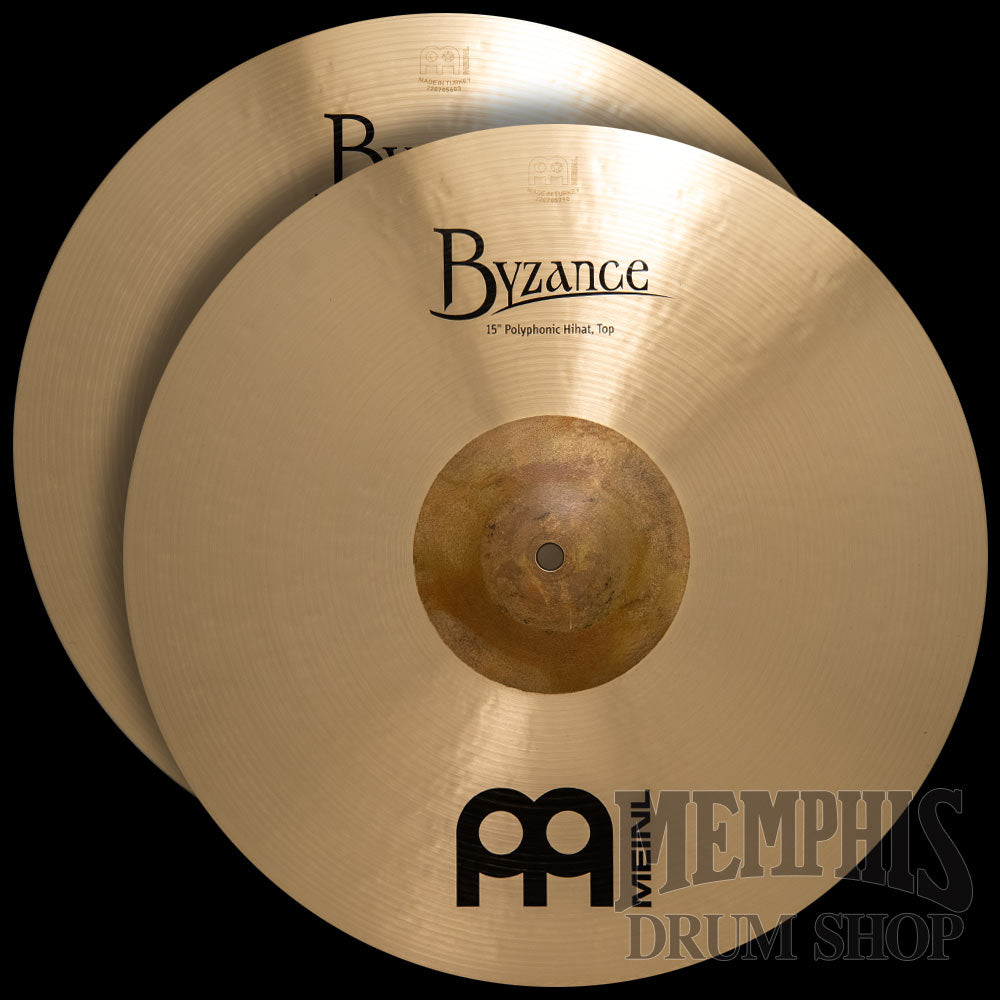 Meinl 15” Byzance Traditional Polyphonic Hi-Hats (B15POH
