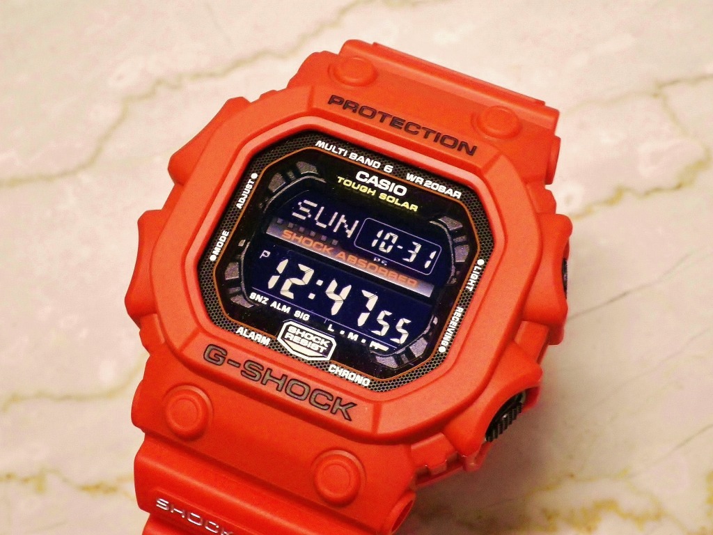基】：CASIO G-SHOCK GXW-56-4JF オレンジ: 男のヴィトン 男の持ちモノ