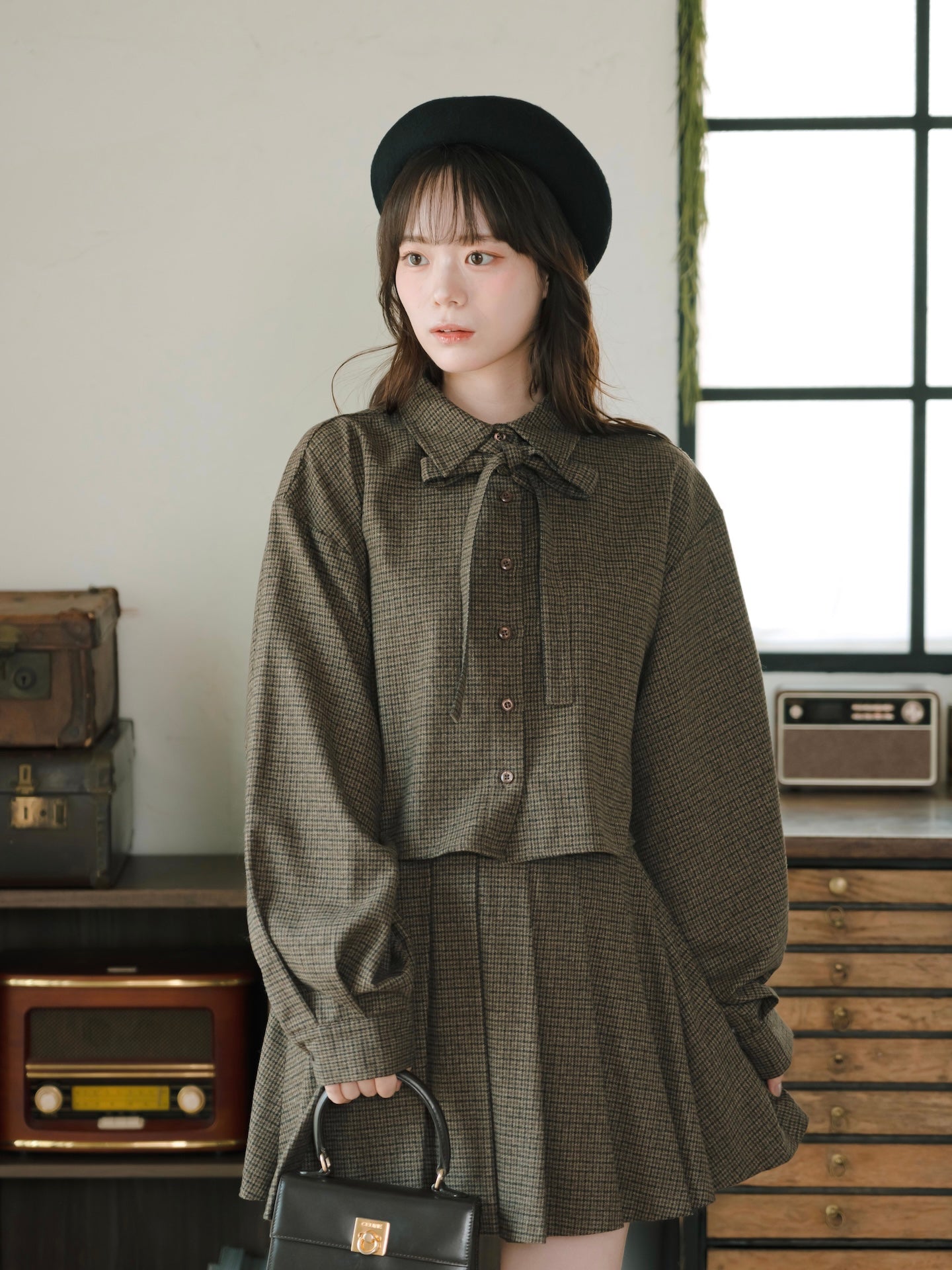 チェックリボンセットアップ – mero boutique 2018