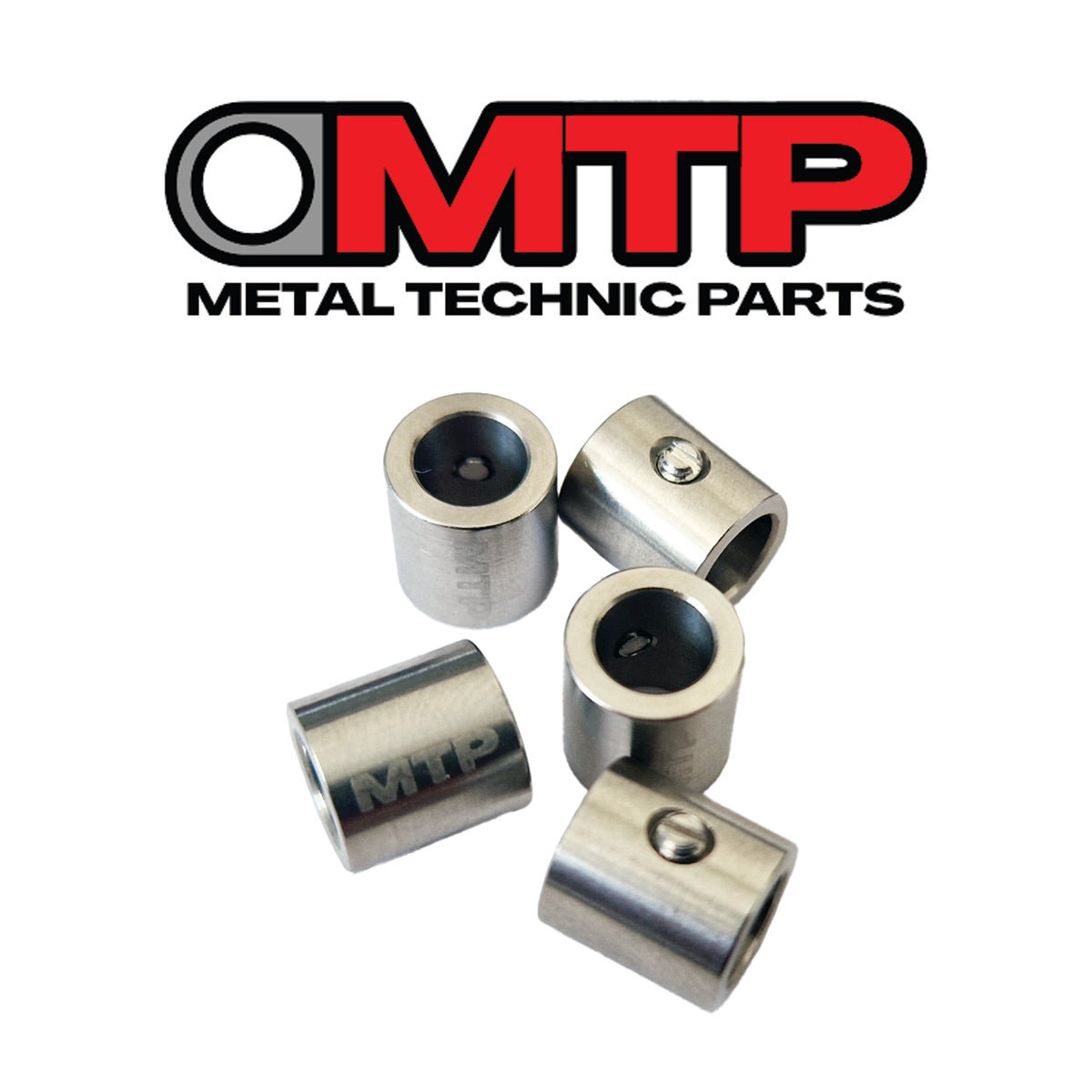 Stainless steel Axle bush x5 with screw like Lego Technic 3713