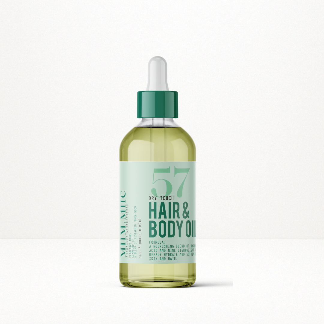 No 57 PISTACHIO TONKAN WOODS Hair & Body Oil – MIIM.MIIC