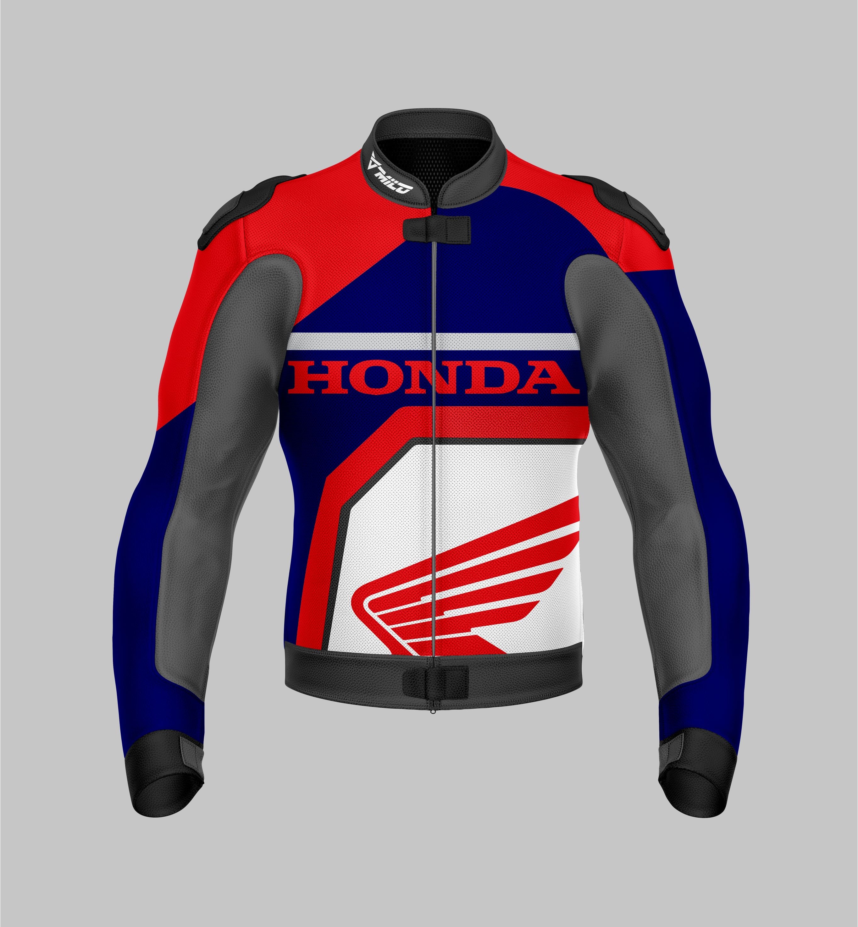 Honda CBR Racing Custom Motorbike Leather Jacket - Milo Racing
