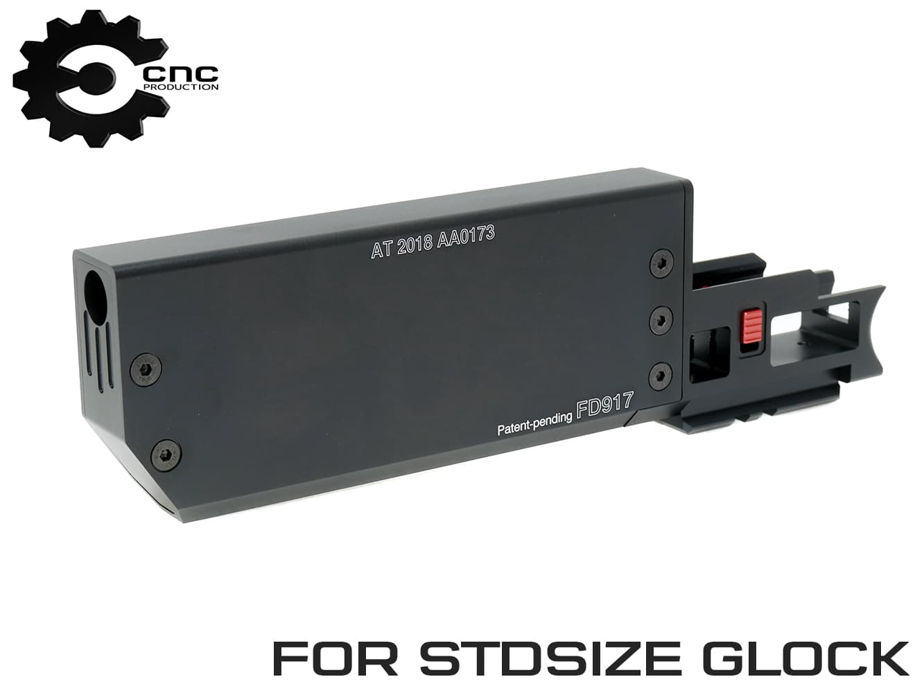 CNC Production FD917タイプ クイックマウント サプレッサー GLOCK