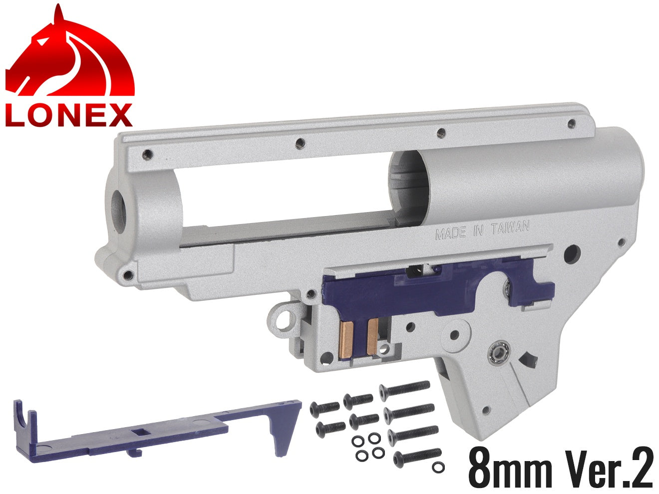 LONEX 8mm 強化メカボックスセット Ver2 M4/M16 [適合：Ver2 M4・M16