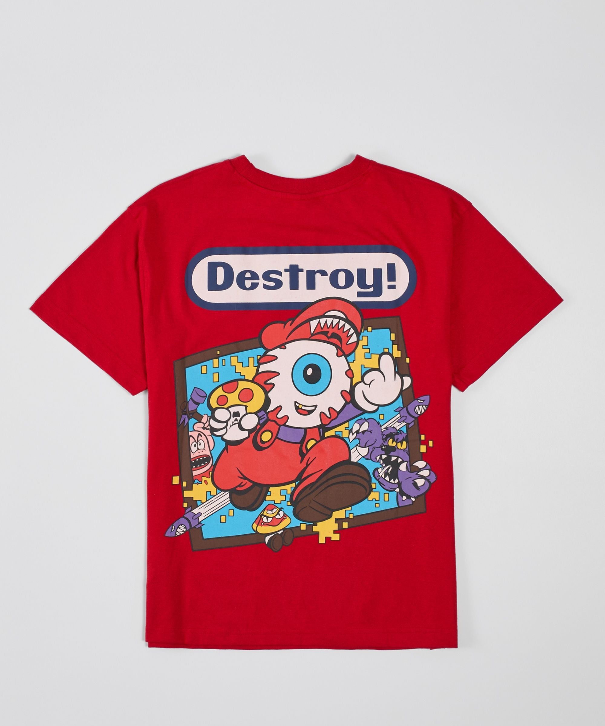 Destroy Short Sleeve Tee - Red