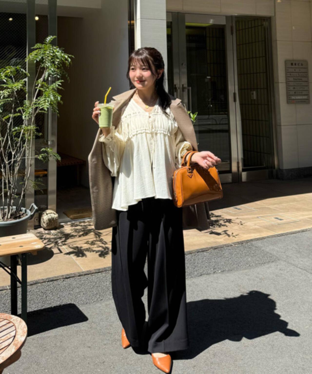 はかな企画】【低身長向けXXSあり】2タックハイウエストスラックス