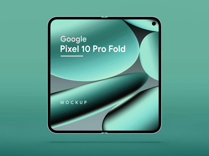 Free Google Pixel 10 Pro Fold Mockup Design - Mockup Planet
