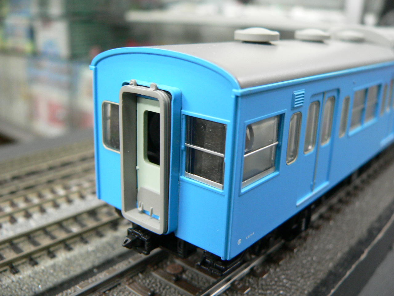 天賞堂のHOゲージ、103系高運転台スカイブルーにDCCサウンド