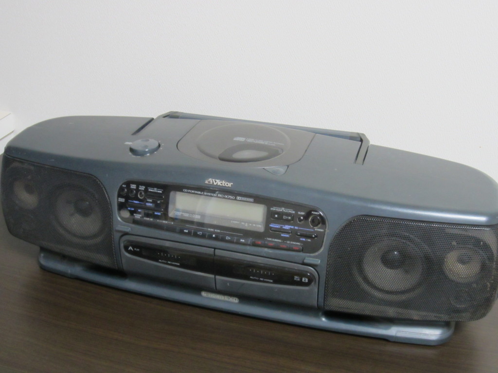 Victor RC-X750 （ビクター バブルラジカセ） | MONO-Chronicle