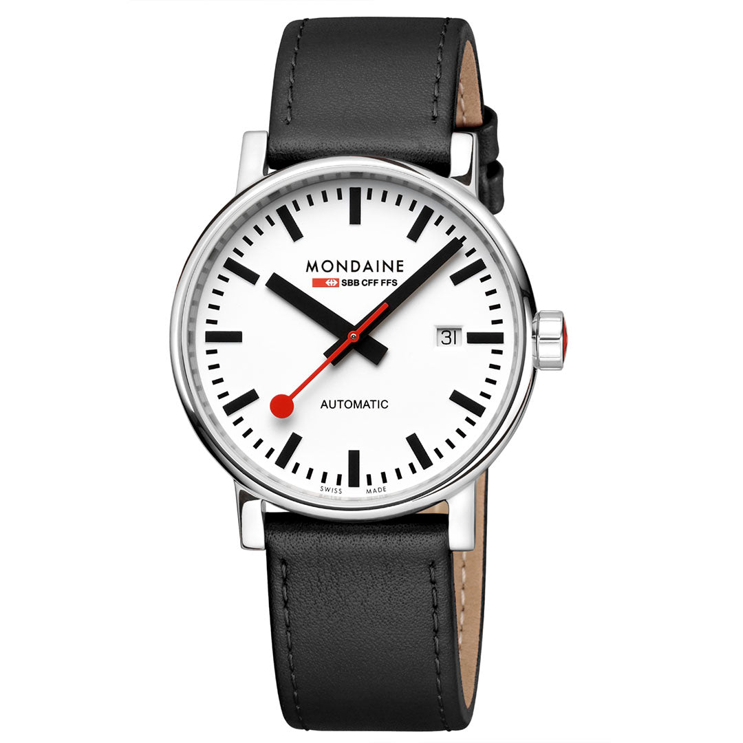 エヴォ2オートマティック 40mm ブラックレザー – MONDAINE JAPAN