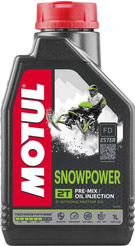 スノーモービル用の雪の力2Tモーターオイル1L [Motul]