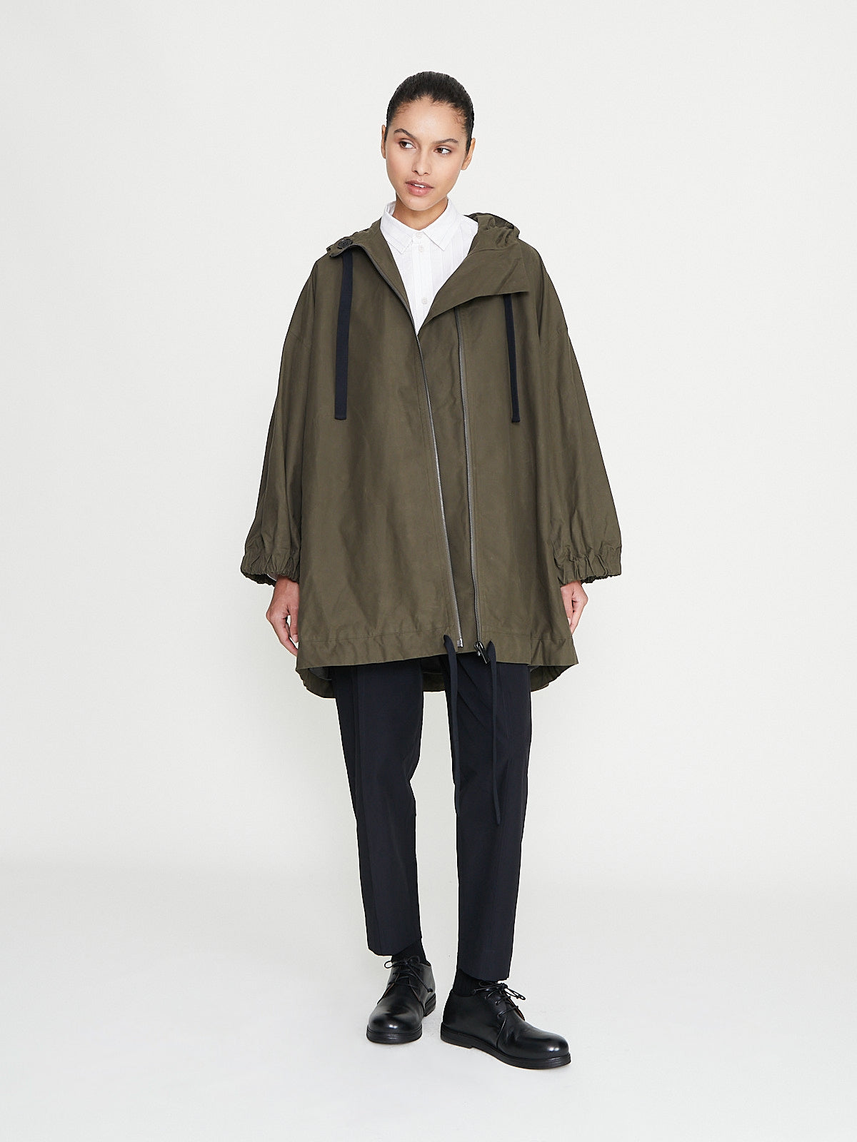 Toogood - The Explorer Coat in Wax Cotton Heath – Mouki Mou