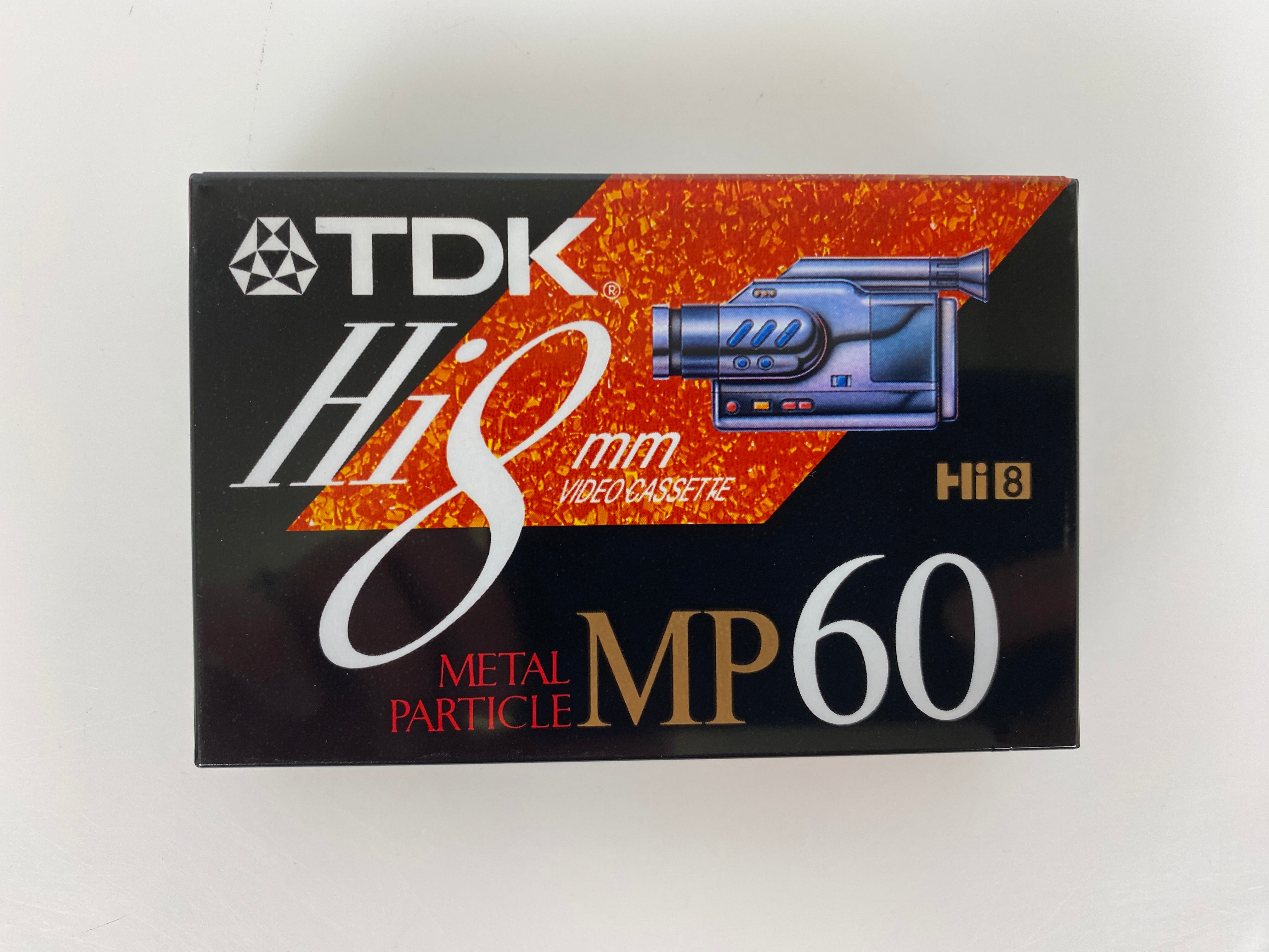 TDK MP60 Metal Particle Hi 8mm Video Cassette *New* – MSU Surplus