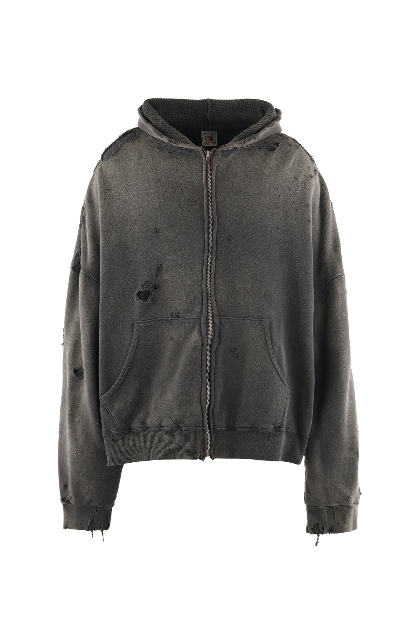 SAINT Mxxxxxx Saint Michael FW24 HOODIE/DBL-FC ZIP / BLK - NUBIAN