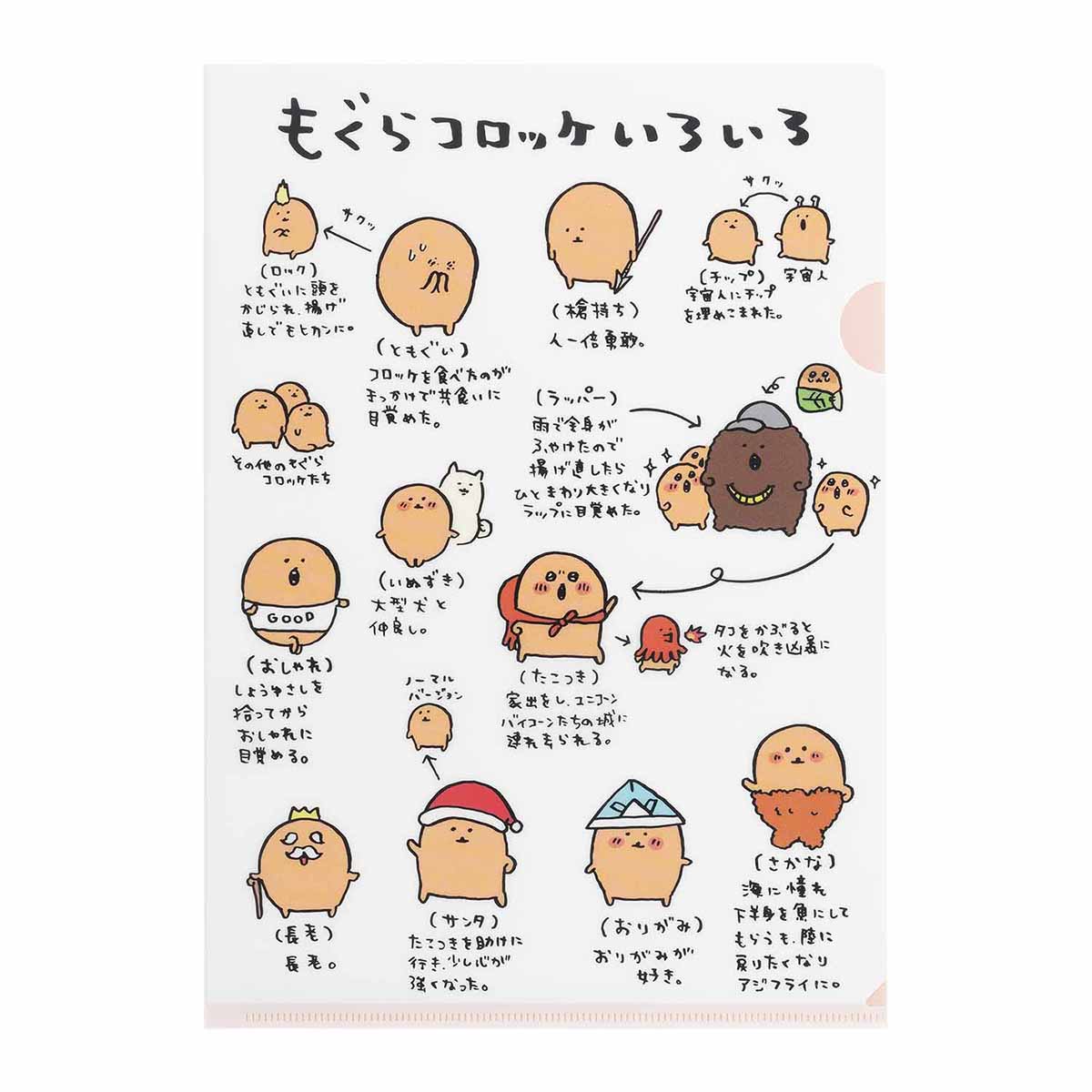 ナガノキャラクターズ もぐらコロッケの紹介クリアファイル | ナガノ