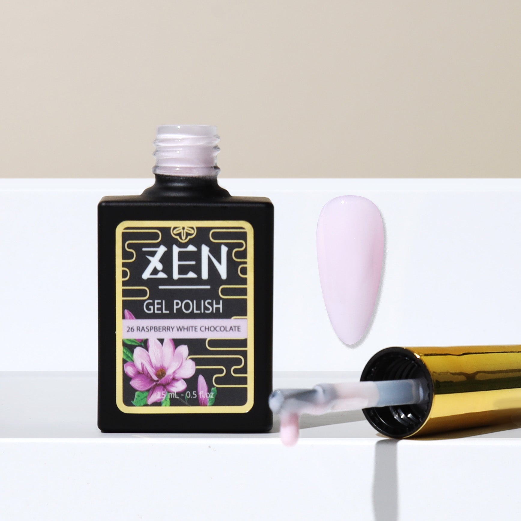 ZEN Milky Gel Polish - #26 Raspberry White Chocolate – Nails Plus