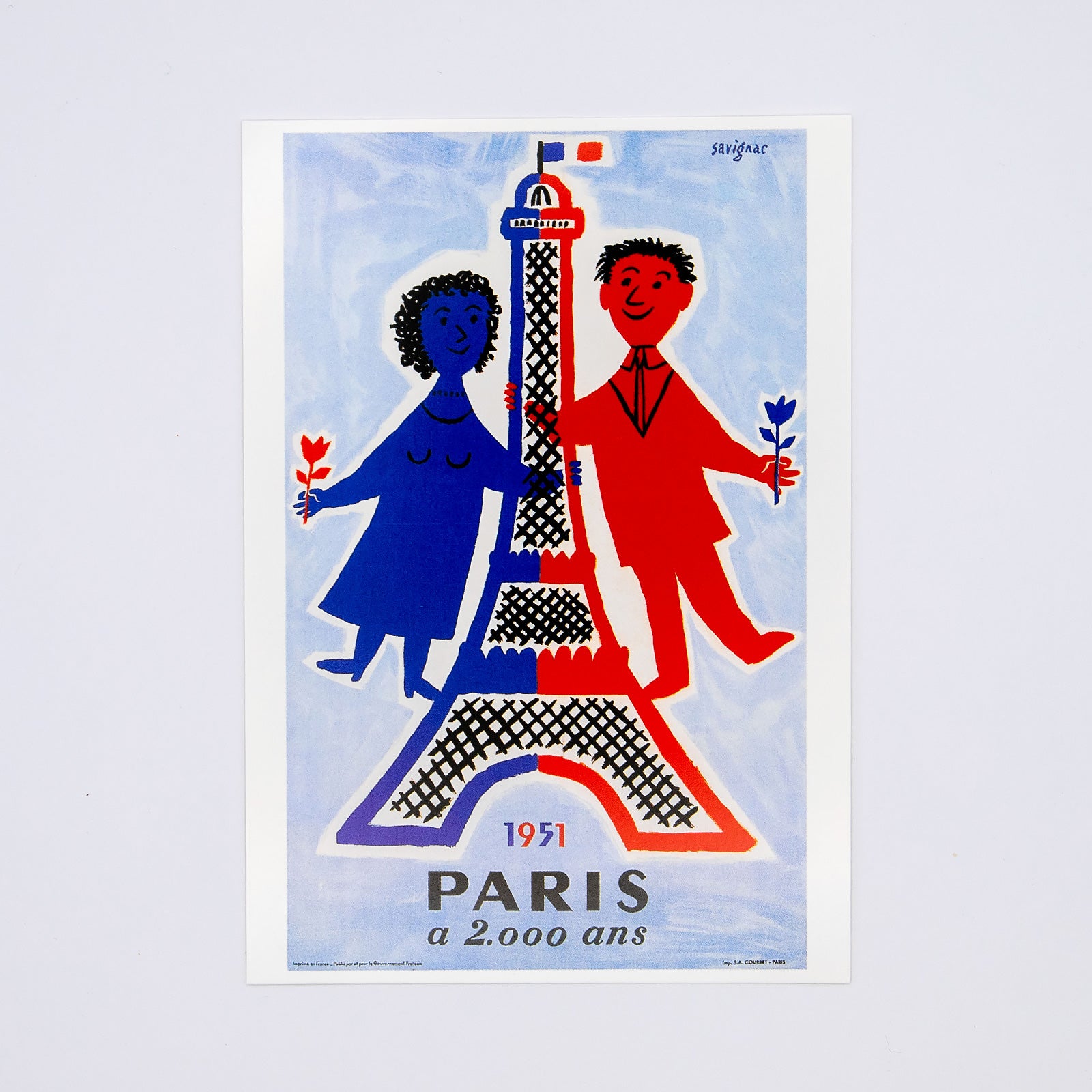 Raymond Savignac/レイモン・サヴィニャック ポストカード PARIS