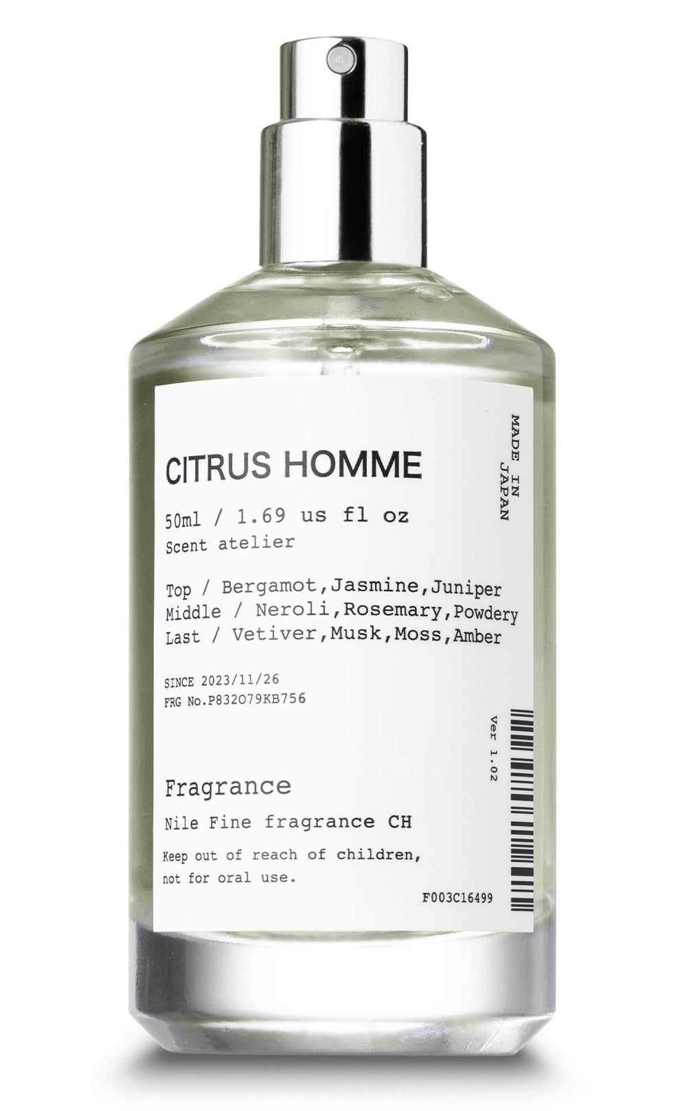 NILE 香水 シトラスオム シトラスムスク シプレ メンズ オードトワレ