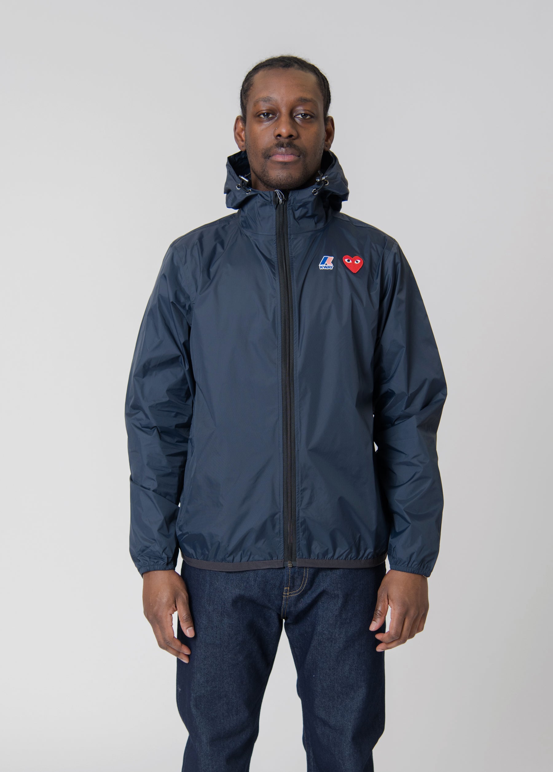 K-WAY Full-Zip Packable Jacket Navy J501-1 – NOMAD