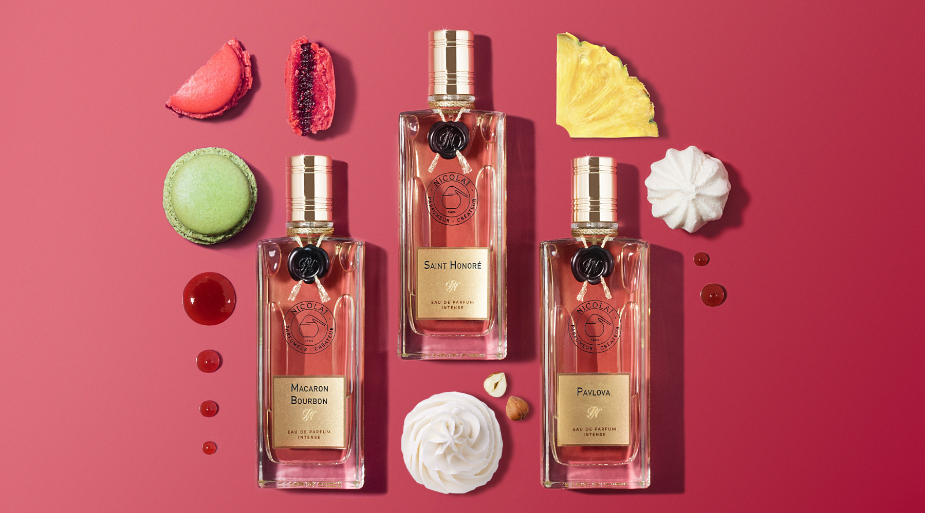 Nicolaiより8/16から、甘く繊細なデザートをテーマにした新作3種が