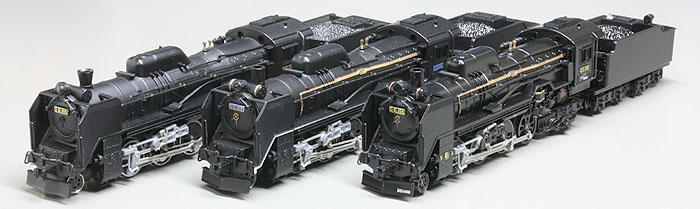 アリイD51 498の動力ユニット3種