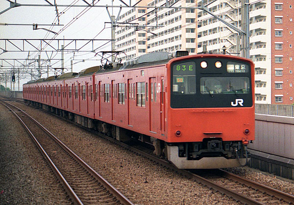 235 201系方向幕（武蔵野線）