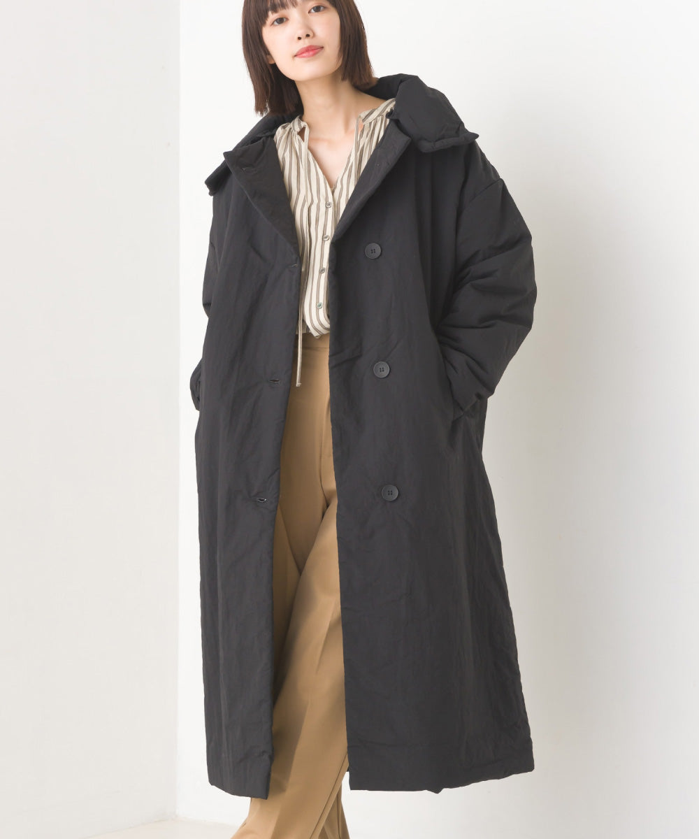 OMNES】撥水加工ステッチレス2Wayロングコート【7122-7136】