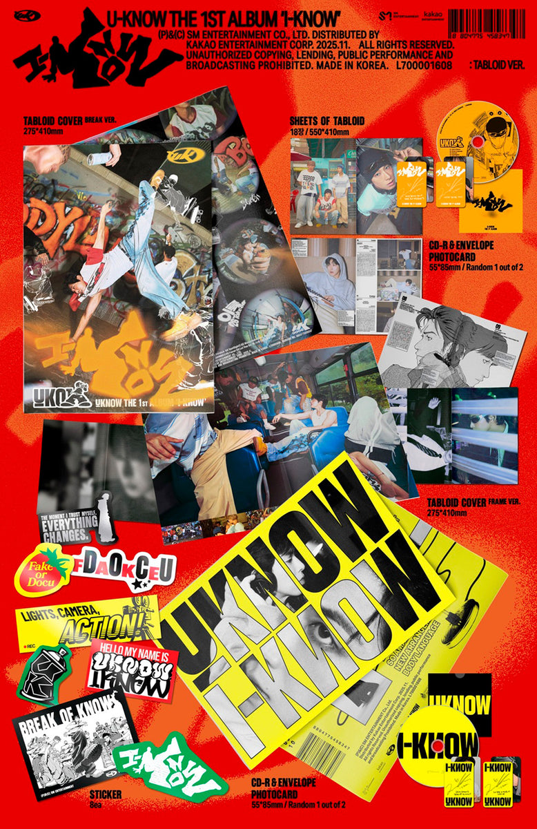 Tabloid Ver. 【早期購入特典あり】 東方神起 ユノ ユンホ I-KNOW 1st