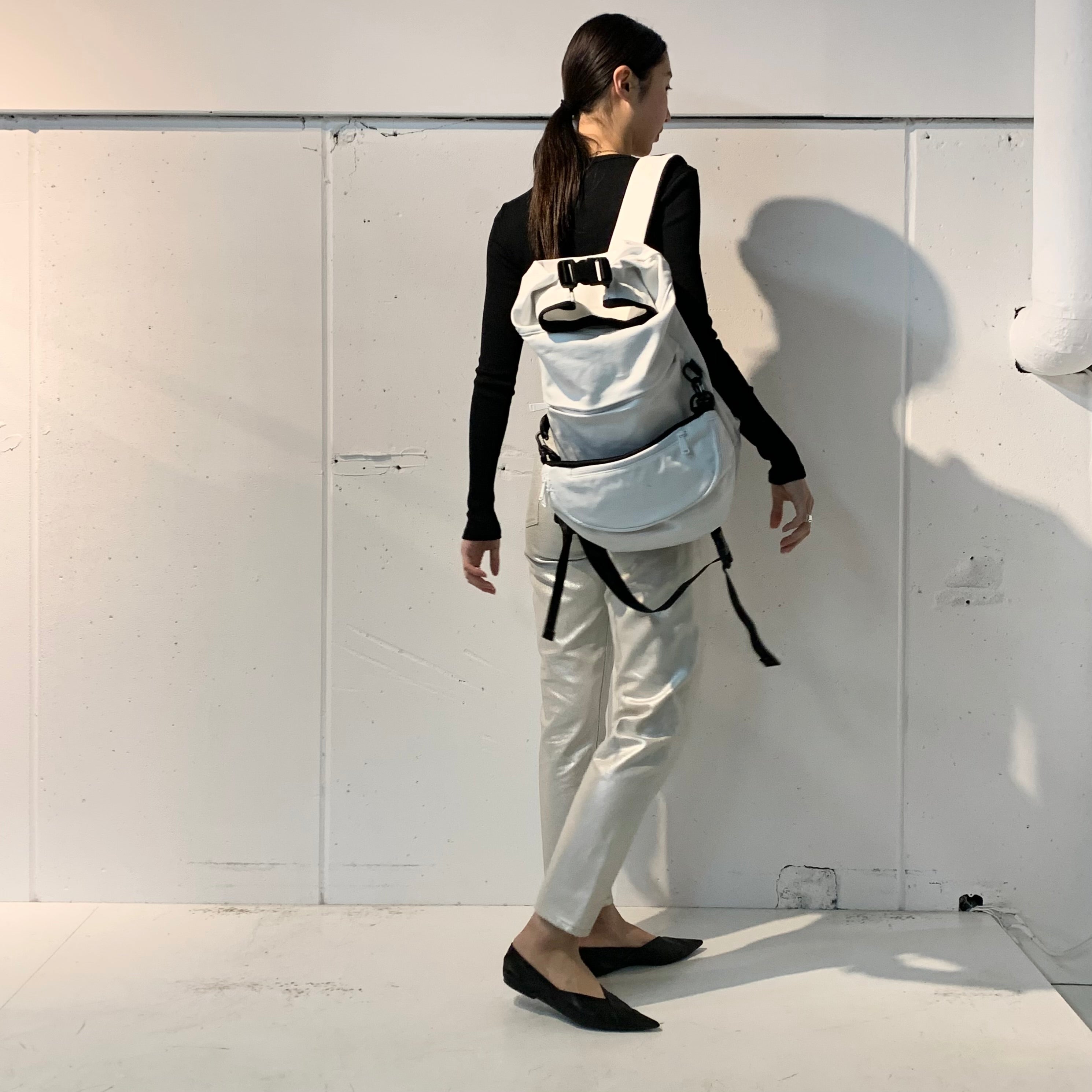 JUN MIKAMI】 ロングスリーブ / ホイルデニム / バックパック