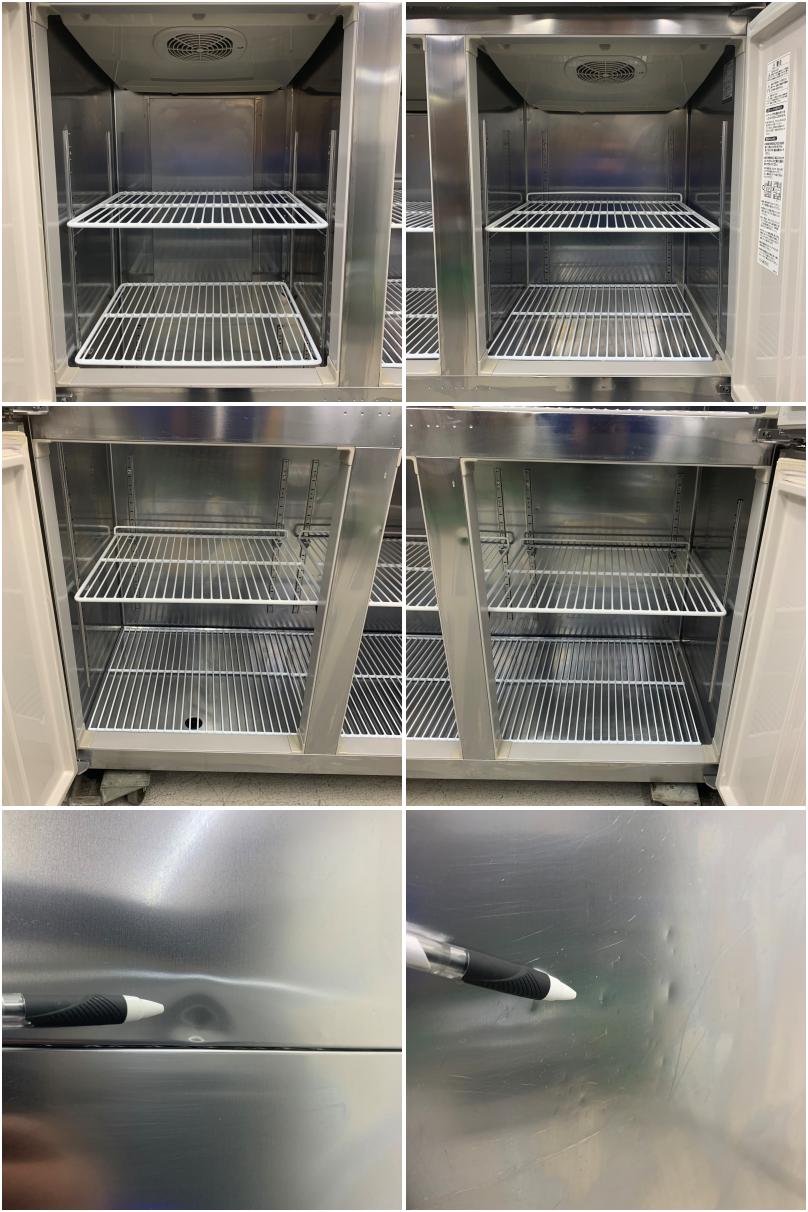 中古】 A07420 冷凍冷蔵庫 1凍3蔵 インバーター ホシザキ HRF-120ZT3