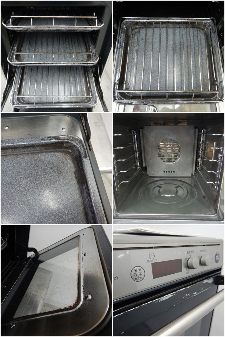 中古】 A03854 ガス高速オーブン コンベック リンナイ RCK-10M (a) LP