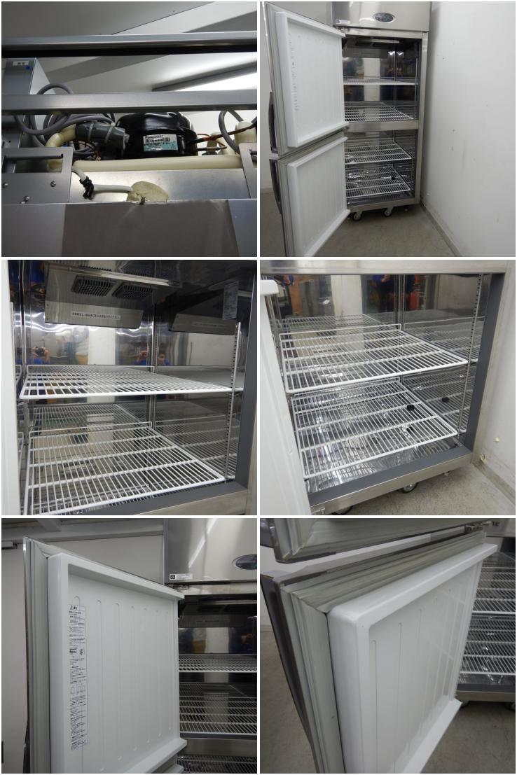 中古】 A03491 冷蔵庫 2枚ドア フジマック FR7680J 2014年製 100V 77cm