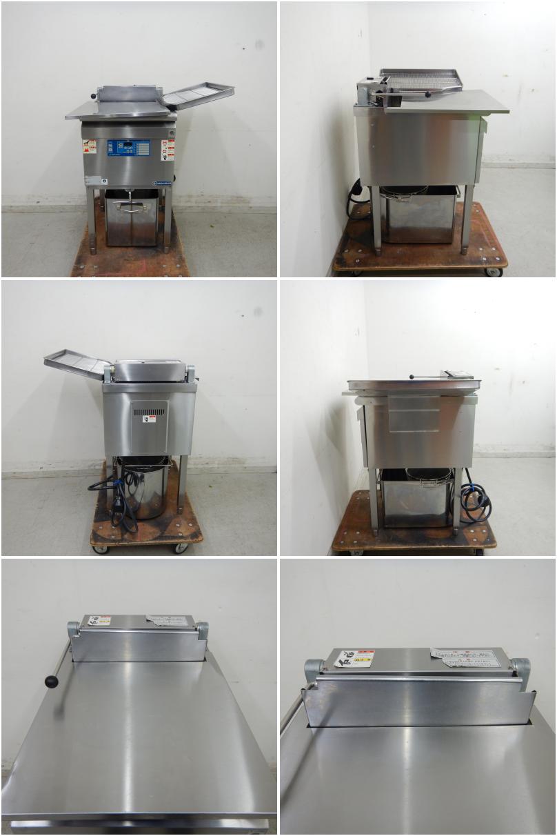 中古】 A06614 電気 フライヤー 18L ニチワ SEFD-18K 3相200V 幅45cm