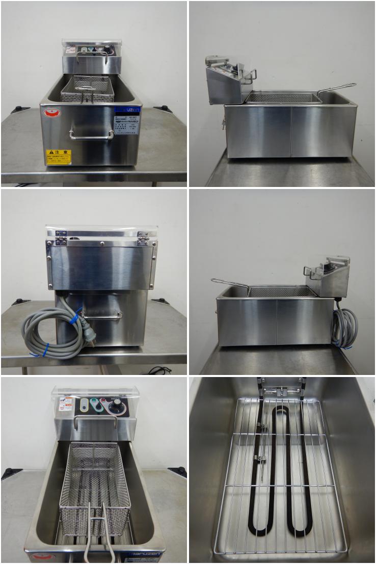 中古】 A06438 電気 ミニフライヤー 卓上タイプ フライカゴ仕様